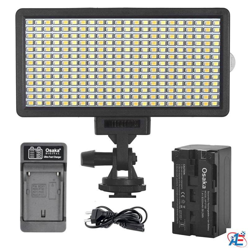 Osaka Bi-Color Dimmable LED Video Light OS-LED-308 Pocket LED Slim