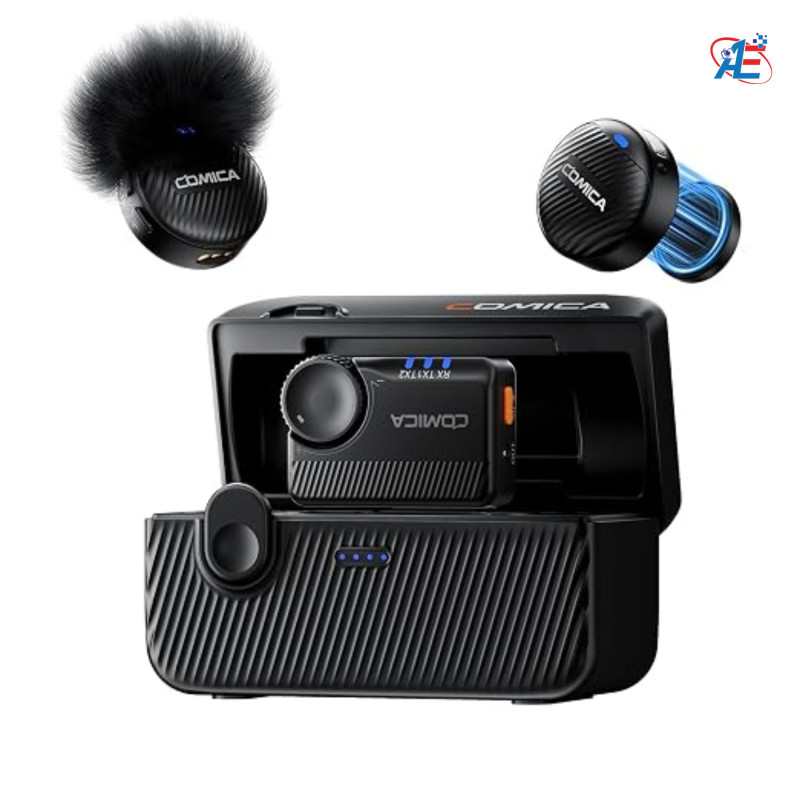COMICA Vimo Me (Combo) Wireless Mini Lavalier Microphone 2TX + 2RX