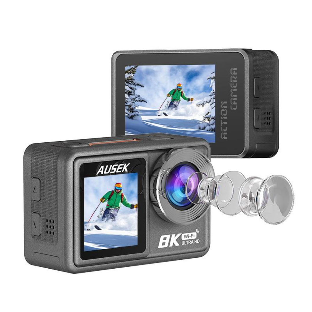AUSEK AT-M86TR 8K WiFi Waterproof Action Camera