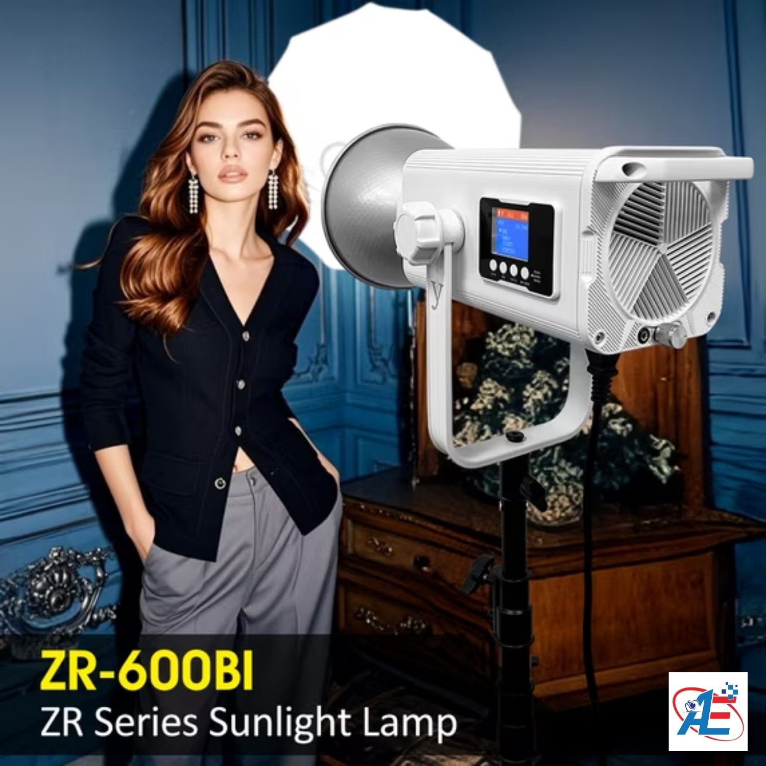 Yidoblo 600W ZR-600BI Led Video Light,Bi-Color Led Studio Light Photography Lighting for Studio,Video Shooting,Broadcasting