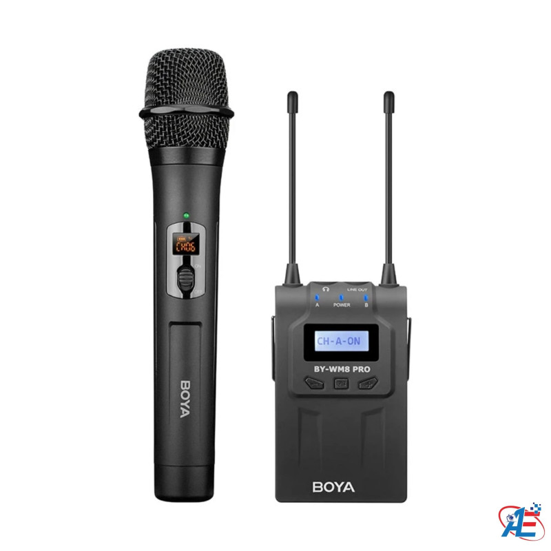 BOYA BY-WM8 PRO-K3 UHF Camera-Mount Wireless Handheld Microphone System