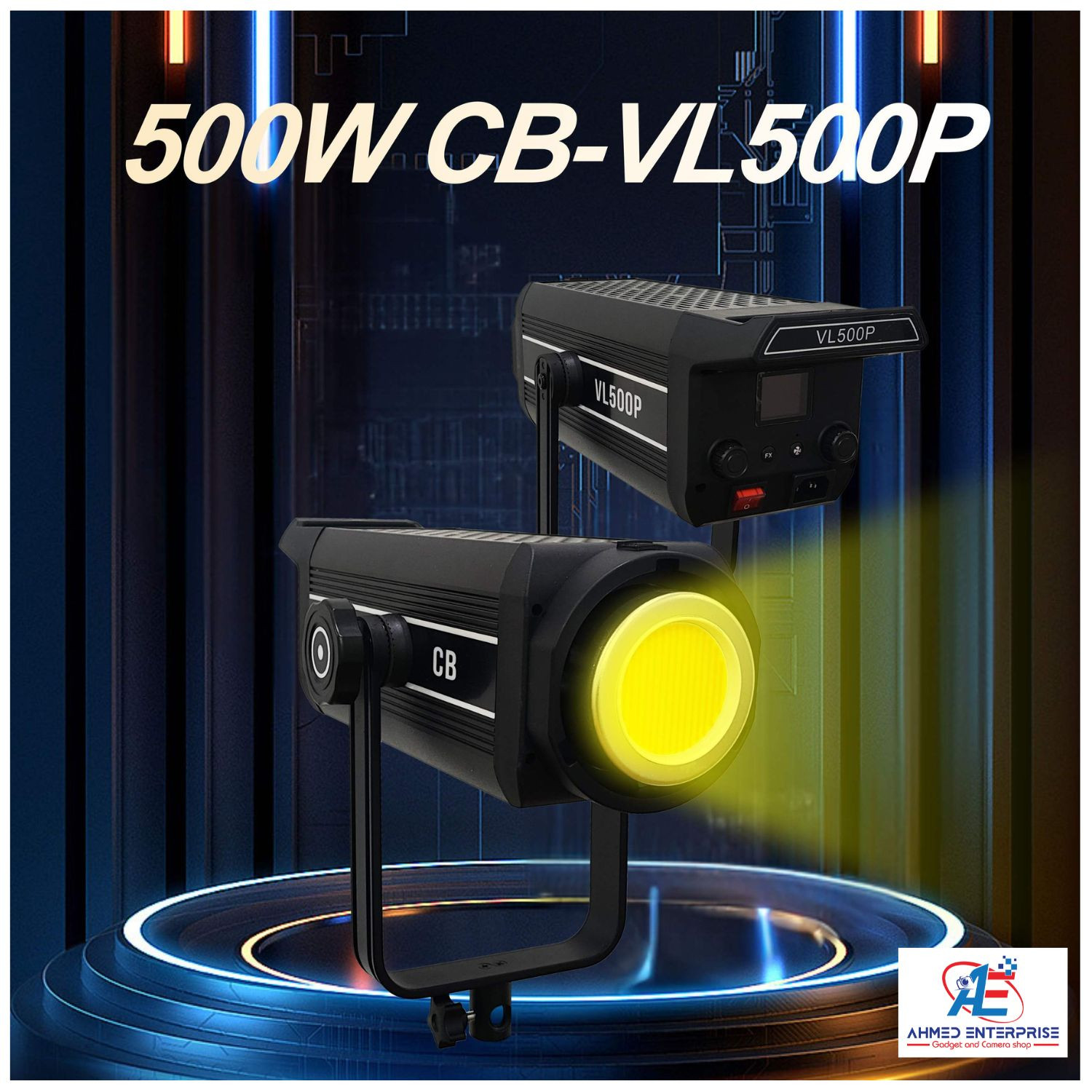 CB 500W Bi Colour COB Video light