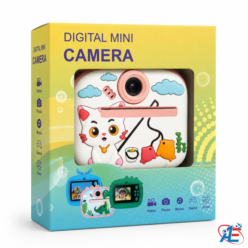 Kids Digital Mini Camera Instant Print 5-in-1 Multifunctional Toy Camera