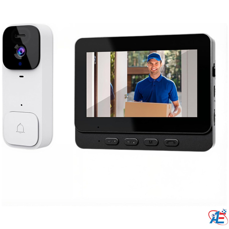 SproutSage X7 Smart Video Doorbell with 4.3" Display