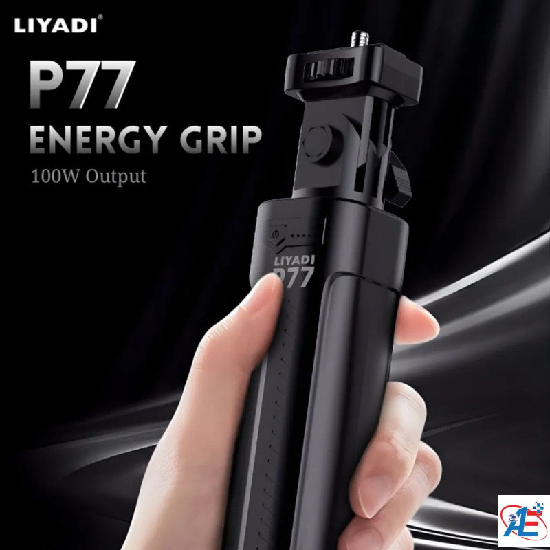 Liyadi P77 100W Battery Handle Grip Power Stick for Video Light