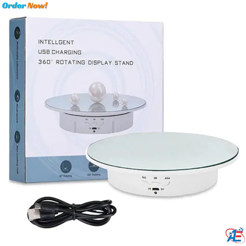 YE 360° Electric Turntable Smart Rotating Display Stand
