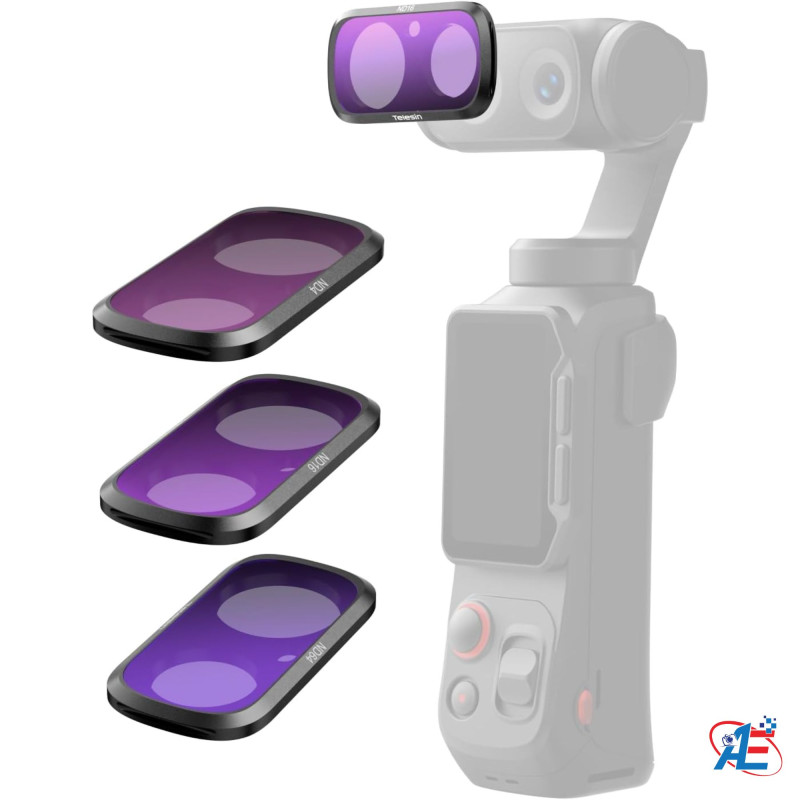 TELESIN ND4 ND16 ND64 Filter Set for Insta360 Luna Ultra