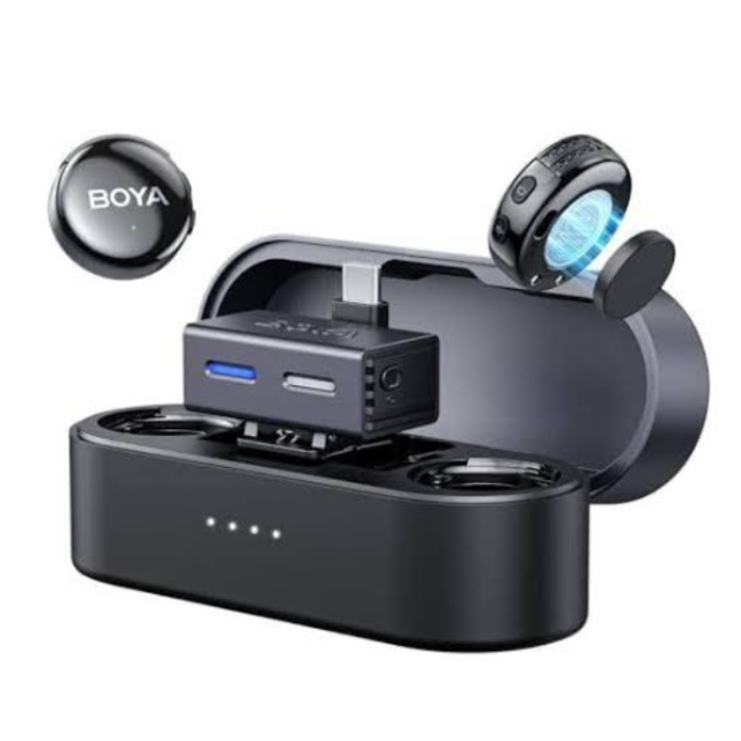 BOYA BOYALINK 3 AI-Powered Button-Sized Wireless Microphone