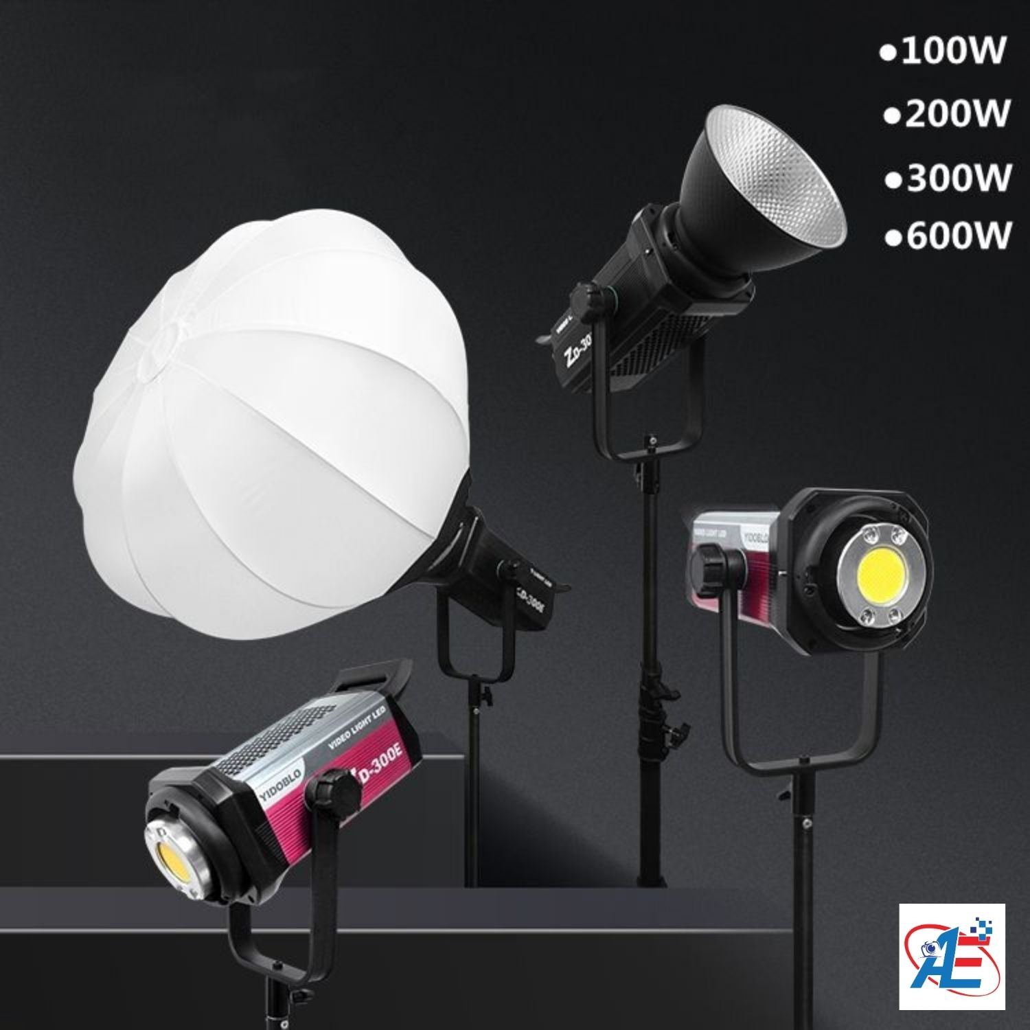Yidoblo New Arrivals ZD-600E 600W COB Led Video Light